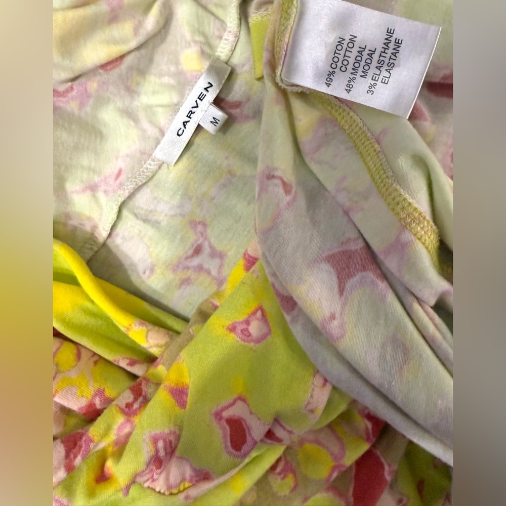 🏖️Summer Sale: Carven Yellow + Pink Dress w/Multi-coloured accents - Picture 5 of 5